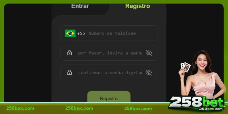 Deposit money after completing 258BET registration